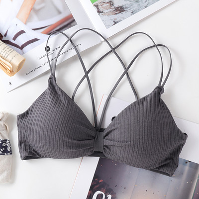 Szexi melltartó Push Up melltartók női vezeték nélküli melltartó Szexi fehérnemű puha pamut melltartó Kényelem intim varrat nélküli melltartó fehérnemű