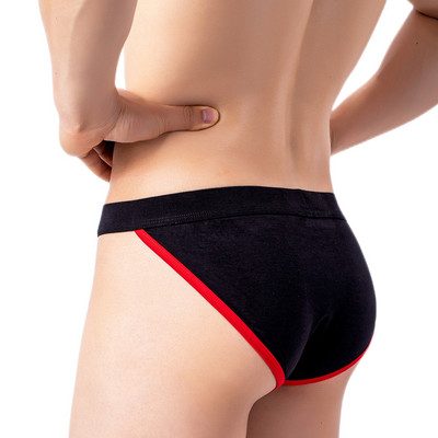 Slip modal pentru bărbați Lenjerie de corp Slip uni, sexy, suspensoare pentru bărbați, husă în U, chiloți respirabili Cuecas Bikini Lenjerie pentru bărbați