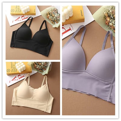 2020 Stil Bralette couture profunde V soutien-gorge fără sub-vêtements Lenjerie sexy Push Up susține-gorge femei calde