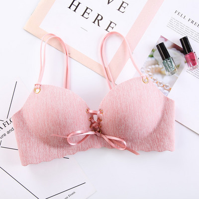 Sutiene Push Up fără cusături Bandaj sexy pentru femei Sutien fără sârmă Lenjerie feminină fără spate Lenjerie cu ventilație moale Sutiene pentru fete de modă