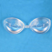 Συγκεντρώστε και πυκνώστε το αόρατο σουτιέν με λεπτή κορυφή και παχύ επίθεμα σιλικόνης χωρίς ιμάντα ώμου