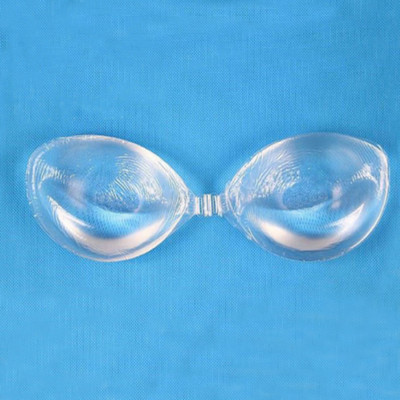 Συγκεντρώστε και πυκνώστε το αόρατο σουτιέν με λεπτή κορυφή και παχύ επίθεμα σιλικόνης χωρίς ιμάντα ώμου