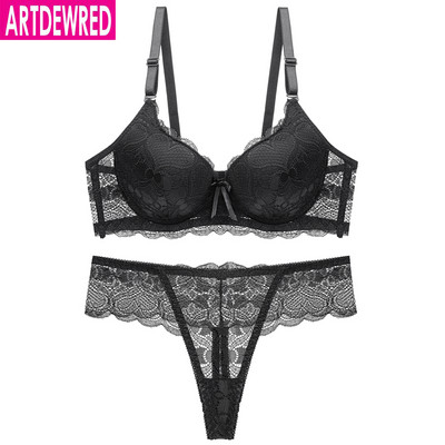 Nou 2020 Set intim pentru sutien și slip pentru femei, la modă sexy din dantelă, lenjerie intimă pentru fete tinere
