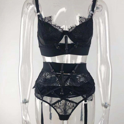 Aduloty naiste seksikas pesukomplekt suvine õhuke sektsioon Perspektiivne erootiline aluspesu Underwire Gathering rinnahoidja võrgust pitsist aluspesu