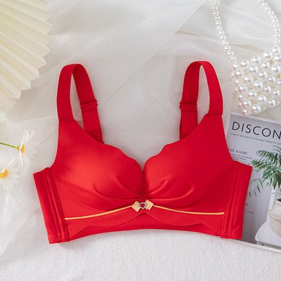 Naised Push up rinnahoidja luksuslik ABC cup juhtmevaba suur bralette mugavus koguma toetust Top aluspesu