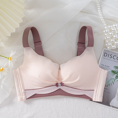 Naised Push up rinnahoidja luksuslik ABC cup juhtmevaba suur bralette mugavus koguma toetust Top aluspesu