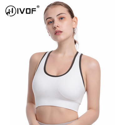 HIVOF Seamless Women Racerback sporta krūšturi High Impact Workout Yoga Gym Fitness Bras