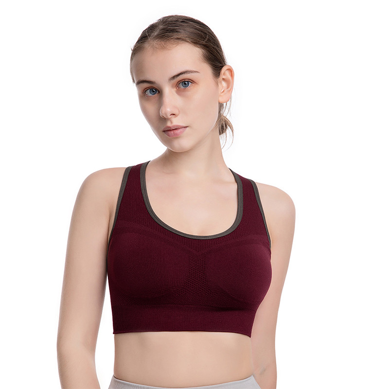HIVOF Αθλητικά σουτιέν Racerback χωρίς ραφές για προπόνηση Yoga Gym Fitness σουτιέν