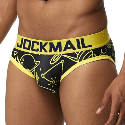JOCKMAIL Brand Sexy Mens Aluspüksid Cuecas ufo Multifilmi trükitud aluspesu calzoncillos hombre slips Meeste aluspüksid kuumad