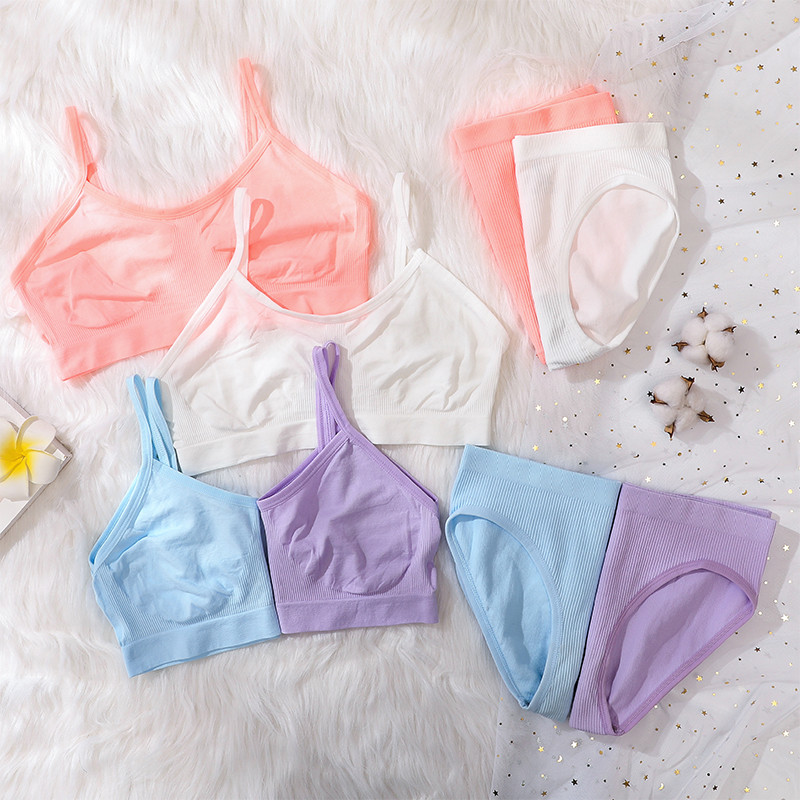 Seksikas õmblusteta rinnahoidja naiste pesukomplekt madala vöökohaga püksid Aluspüksid Juhtmeta rinnahoidja Bralette Topid Naiste aluspesu komplekt Intiimsed