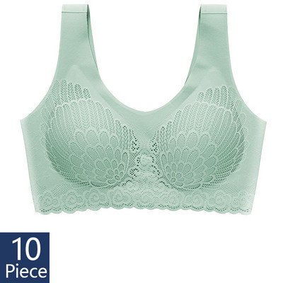 Dropshipping Vip Link 10 buc sutien din latex sutien fără cusături pentru lenjerie de corp pentru femei BH bralette push up cu sutien cu vestă sutien de top Brazilia