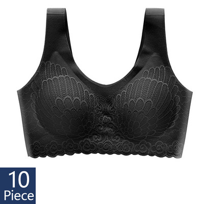 Dropshipping Vip Link 10 buc sutien din latex sutien fără cusături pentru lenjerie de corp pentru femei BH bralette push up cu sutien cu vestă sutien de top Brazilia