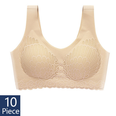 Dropshipping Vip Link 10 buc sutien din latex sutien fără cusături pentru lenjerie de corp pentru femei BH bralette push up cu sutien cu vestă sutien de top Brazilia