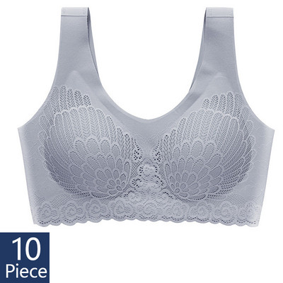 Dropshipping Vip Link 10 buc sutien din latex sutien fără cusături pentru lenjerie de corp pentru femei BH bralette push up cu sutien cu vestă sutien de top Brazilia