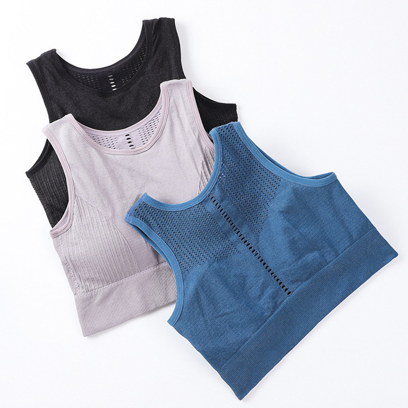 Σουτιέν γυμναστικής γιόγκα HIVOF, εσώρουχο χωρίς ατσάλι, σουτιέν χωρίς ραφή, άνετο και αναπνεύσιμο