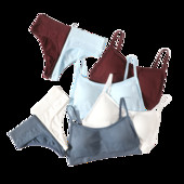 Γυναικείο Σετ σουτιέν και εσώρουχα χωρίς ραφές Ψηλόμεση στρινγκ Εσώρουχα Σέξι σετ εσωρούχων χωρίς πλάτη Ασύρματο σουτιέν Γυναικείο σουτιέν με σωλήνες