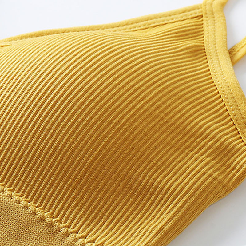 SALSPOR Set de lenjerie intimă fără cusături Set de sutien sport chiloți solidi pentru femei, sutien căptușit fără fir, costum de lenjerie confortabilă de dimensiuni mari