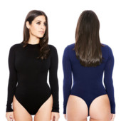 Seksi ženski jednobojni bodi s O izrezom dugih rukava Jesenska odjeća Seksi uski kratki pleteni kombinezon s povezima