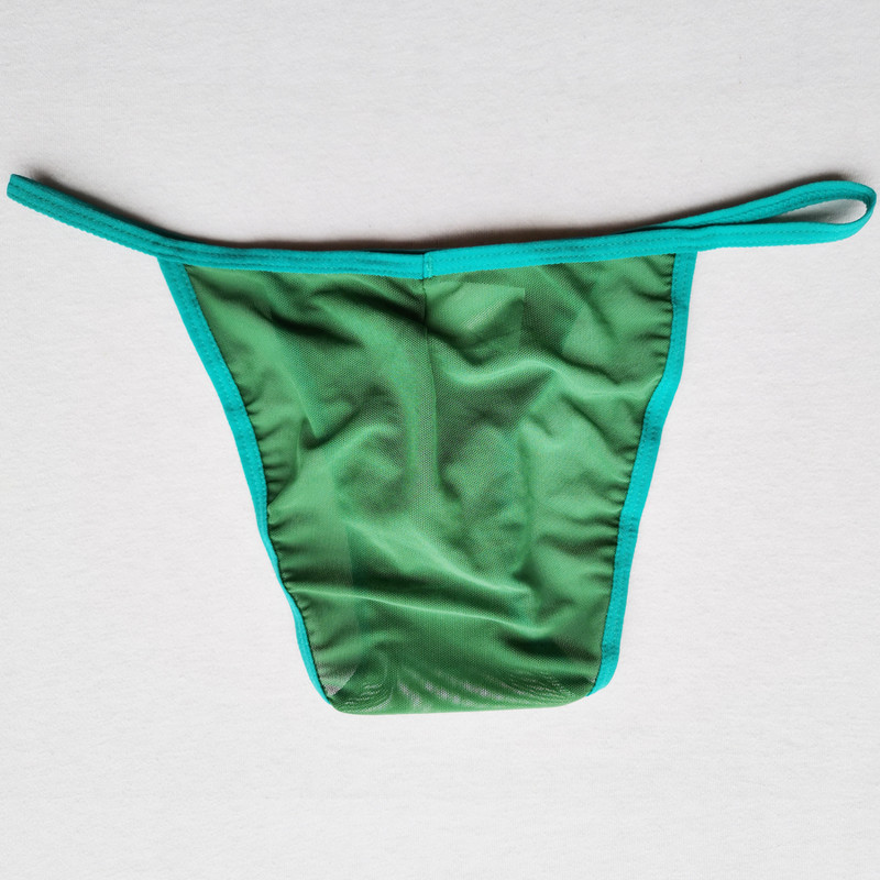 Lenjerie de corp pentru bărbați de modă U convex șold Sexy Bikini din plasă solidă Slip pentru bărbați, confortabil, respirabil, de calitate, chiloți pentru bărbați HT009