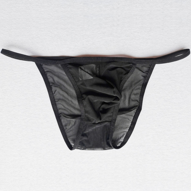 Lenjerie de corp pentru bărbați de modă U convex șold Sexy Bikini din plasă solidă Slip pentru bărbați, confortabil, respirabil, de calitate, chiloți pentru bărbați HT009