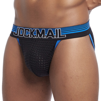 JOCKMAIL spordipüksid lühikesed püksid ühevärvilised nailonvõrkkiust Madala vöökohaga meeste aluspesu igapäevased vabaaja püksid fitness ujumispüksid