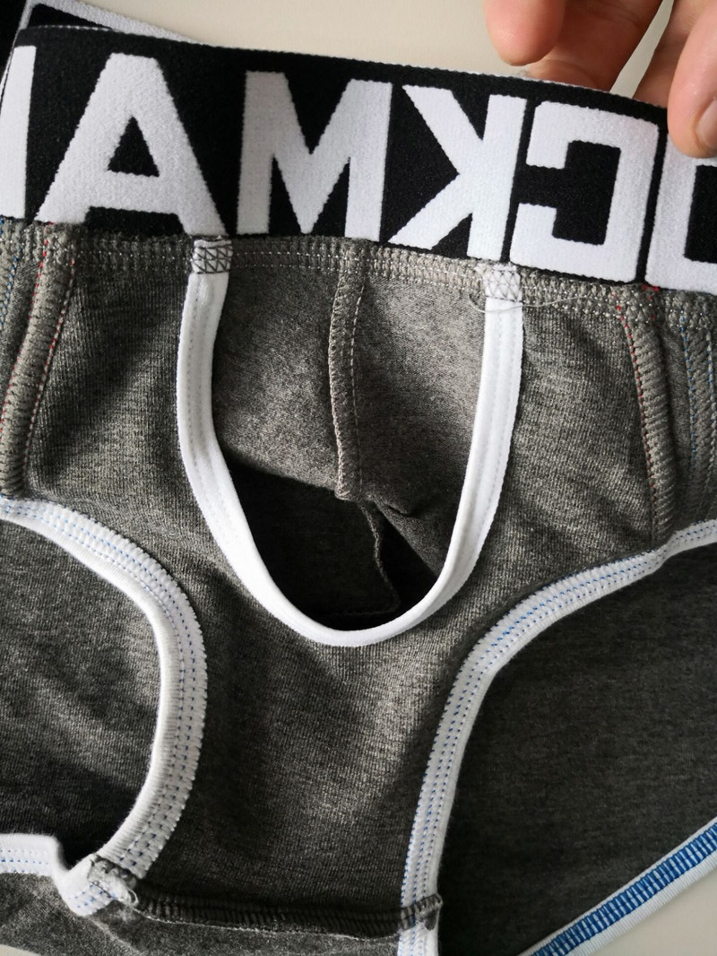 JOCKMAIL Σέξι ανδρικά εσώρουχα πουγκί  Cueca  Push Up Ανδρικά σλιπ Jockstrap Calzoncillos Hombre Εσωρούχων Βαμβακερό σορτς