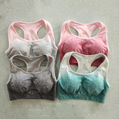 Σέξι Γυναικεία Σέξι Σουτιέν Αθλητικά Σουτιέν Εσώρουχα με επένδυση Push Up Running Fitness Workout Bralette Γιλέκο Active Wear