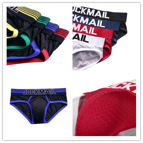 JOCKMAIL Mesh Ανδρικά Εσώρουχα Σέξι Ανδρικά Σλιπ Αναπνεύσιμα καλοκαιρινά ανδρικά ρούχα Ανδρικά εσώρουχα Ανδρικά σορτς