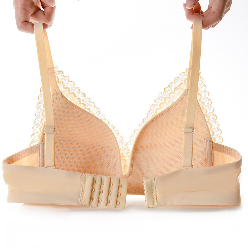 Sieviešu krūšturis ar lateksu bez apmales, franču krūšturis, seksīgs ar mežģīnēm pielāgots krūšturis