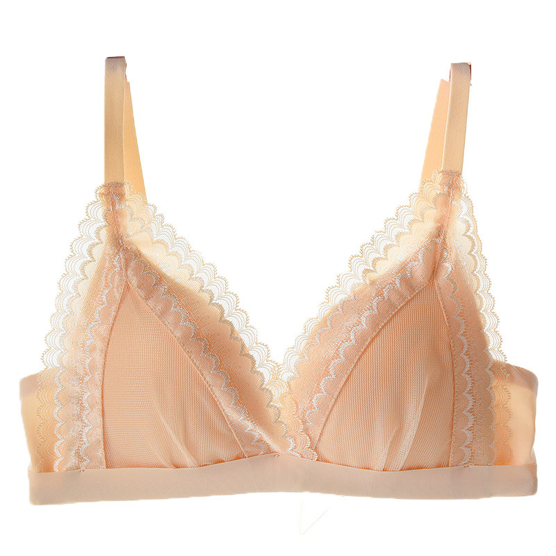 Sieviešu krūšturis ar lateksu bez apmales, franču krūšturis, seksīgs ar mežģīnēm pielāgots krūšturis