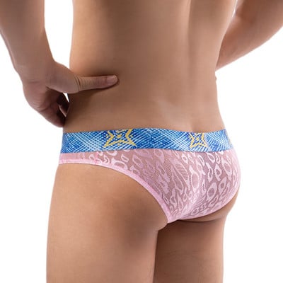 Lapiga püksid Mehed Seksikas aluspesu Meeste püksid Lühikesed püksid Peenikott Aluspüksid Jockstrap Sissy Aluspüksid Pits Meeste Pesu Cueca