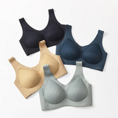 Νέο εσώρουχο λατέξ Γιλέκο One Piece από ατσάλι χωρίς ραφή Οι γυναίκες συγκεντρώνουν άνετο αθλητικό σουτιέν που αναπνέει