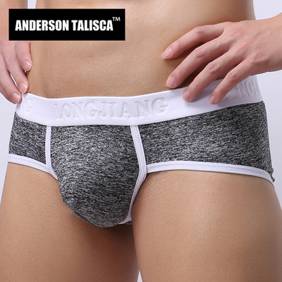 ANDERSON TALISCA Slip pentru bărbați, nou-nouț, sexy Lenjerie de corp Slip pentru bărbați Ropa Interior Hombre Soft Man Cueca Masculina Mărimea S-XL 433KM