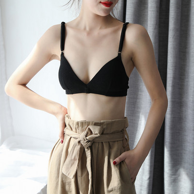 Sanderala 2019 naiste puuvillane niidiga mugav juhtmevaba kolmnurk mugav üliõhuke hingav eemaldatav aluspesu