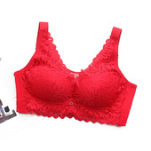 44/100 Sutien Push Up Dimensiuni Mari Moda Damă Sutien Sexy Dantela Toate Sezoanele Cu Margine Unduită Lenjerie Confortabilă Ajustată Femei