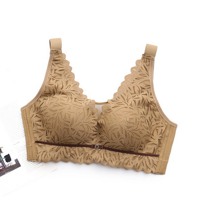 44/100 Sutien Push Up Dimensiuni Mari Moda Damă Sutien Sexy Dantela Toate Sezoanele Cu Margine Unduită Lenjerie Confortabilă Ajustată Femei