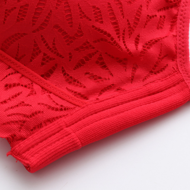 44/100 Sutien Push Up Dimensiuni Mari Moda Damă Sutien Sexy Dantela Toate Sezoanele Cu Margine Unduită Lenjerie Confortabilă Ajustată Femei