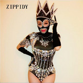 Body sexy cu cristale strălucitoare negre, diamante strălucitoare, ținută pentru căciulă, ținută pentru scenă, costum femei, ținută de sărbătorire, ținută de dans