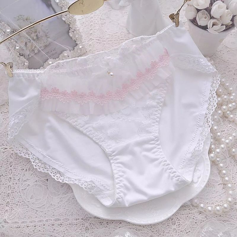 Učenica Lolita Čipkani prozirni grudnjak i gaćice Komplet japanskog slatkog kawaii donjeg rublja Grudnjak tange Set donjeg rublja Gaćice za žene Djevojke