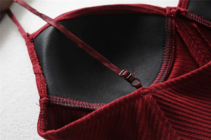 She'sModa Bodi od mješavine pamuka Ženski kombinezon Skinny Ležerni gornji dio prsluka