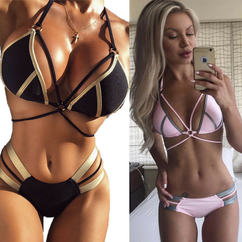 Hirigin 2019, nou-nouț, vară, femei, set sexy, costum de baie cu push-up