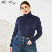 Φθινοπωρινά χειμερινά φορμάκια 5XL Plus με μέγεθος μακρυμάνικο ζιβάγκο πλεκτό Χοντρό ζεστό κορμάκι Μασίφ Skinny Bodycon μπλουζάκια