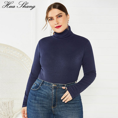 5XL Liela izmēra rudens ziemas bodiji ar garām piedurknēm bruņurupuču adīti biezi silti bodiji viengabalaini izdilis bodycon topi romperi