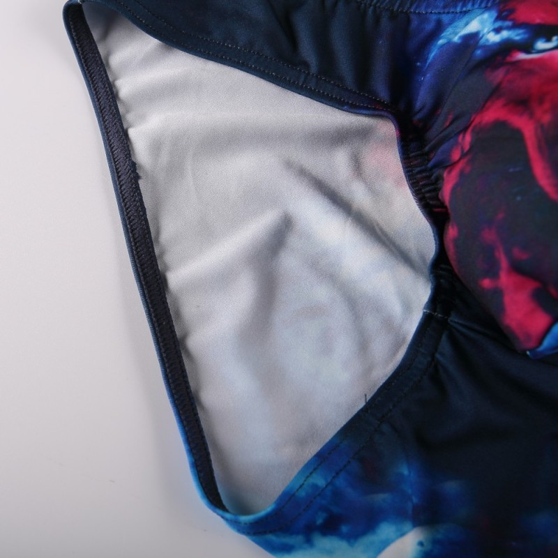 Funny Wolf Eagle Leopard U konveksne muške gaćice poliestersko pamučno donje rublje muške gaćice pojedinačni paket