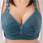 2 buc. lenjerie de corp pentru femei, mărime mare, fără inel de oțel, adunat, pereche cu închidere laterală, sutien ajustabil push up, sutien sexy, îmbrăcăminte pentru femei