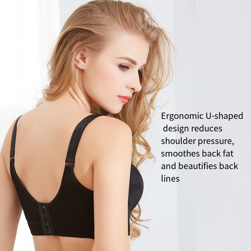 4 stiluri Sutiene din dantelă Lenjerie de corp Mărime PLUS Lenjerie de corp pentru femei, cupă mare subțire, plasă adunată, respirabilă, îmbrăcăminte fără jante 48 50 52 CDE