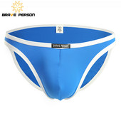 BRAVE PERSON Seksikad püksid Meeste aluspesu Bikiinid Hea kvaliteet Mugav sile nailon madala vöökohaga Meeste aluspüksid B1119