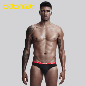 ADANNU Мъжко бельо Men Sexy Briefs Jockstrap Pouch Cuecas Man Cotton Panties Thongs Mesh Underpants  Slip Homme Srting