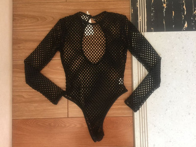 Body din plasă Costume de corp pentru femei Salopete sexy Negru Alb Body Body Top din plasă Body de plajă dintr-o bucată Salopete Combiuri Salopete