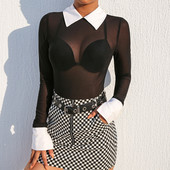 Μόδα κομψό στυλ πριγκίπισσας Μακρυμάνικο τετράγωνο γιακά Επίδεσμος Εξώπλατο σέξι Basic μονόχρωμο κορμάκι γυναικεία ολόσωμη φόρμα